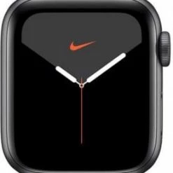 Apple Watch Series 5 GPS, 40mm Space Grey Aluminium Case with Anthracite/Black Sport Band