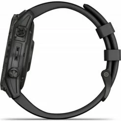 Watch Garmin fenix 7 PRO Sapphire Solar, Titan Carbon Gray DLC/ Black Silicone Band -INOV-8 garmin fenix 7 pro sapphire solar titan carbon gray dlc black silicone band 502499 010 02540 24 960