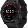 Watch Garmin fenix 7 PRO Solar, Gray/ Black Silicone Band