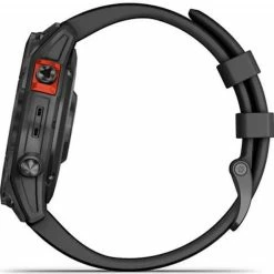 Watch Garmin fenix 7 PRO Solar, Gray/ Black Silicone Band -INOV-8 garmin fenix 7 pro solar gray black silicone band 464680 010 02540 14 960