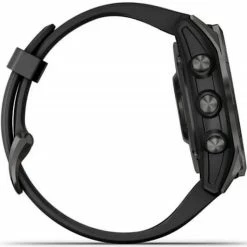 Watch Garmin fenix 7S PRO Sapphire Solar, Titan Carbon Gray DLC/ Black Silicone Band -INOV-8 garmin fenix 7s pro sapphire solar titan carbon gray dlc black silicone band 502503 010 02539 26 960
