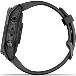 Watch Garmin fenix 7S PRO Sapphire Solar, Titan Carbon Gray DLC/ Black Silicone Band -INOV-8 garmin fenix 7s pro sapphire solar titan carbon gray dlc black silicone band 502503 010 02539 28 960