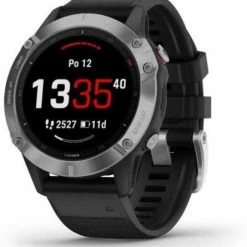 Watch Garmin fenix6 Glass, Silver/Black Band