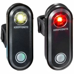 Kryptonite Avenue F-65 & R-30 S – Cykellygtesæt – 65 Og 30 Lumen – USB Opladelig