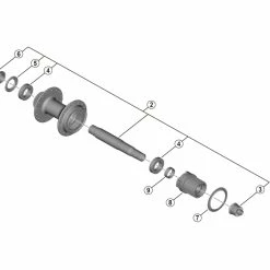 Shimano MT401 – Aksel Sæt Til Bagnav 12 Gear – Disk Center Lock – 141mm – FH-MT401